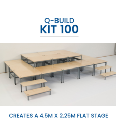 Q-build Kit 100 Multi-Level Portable Staging