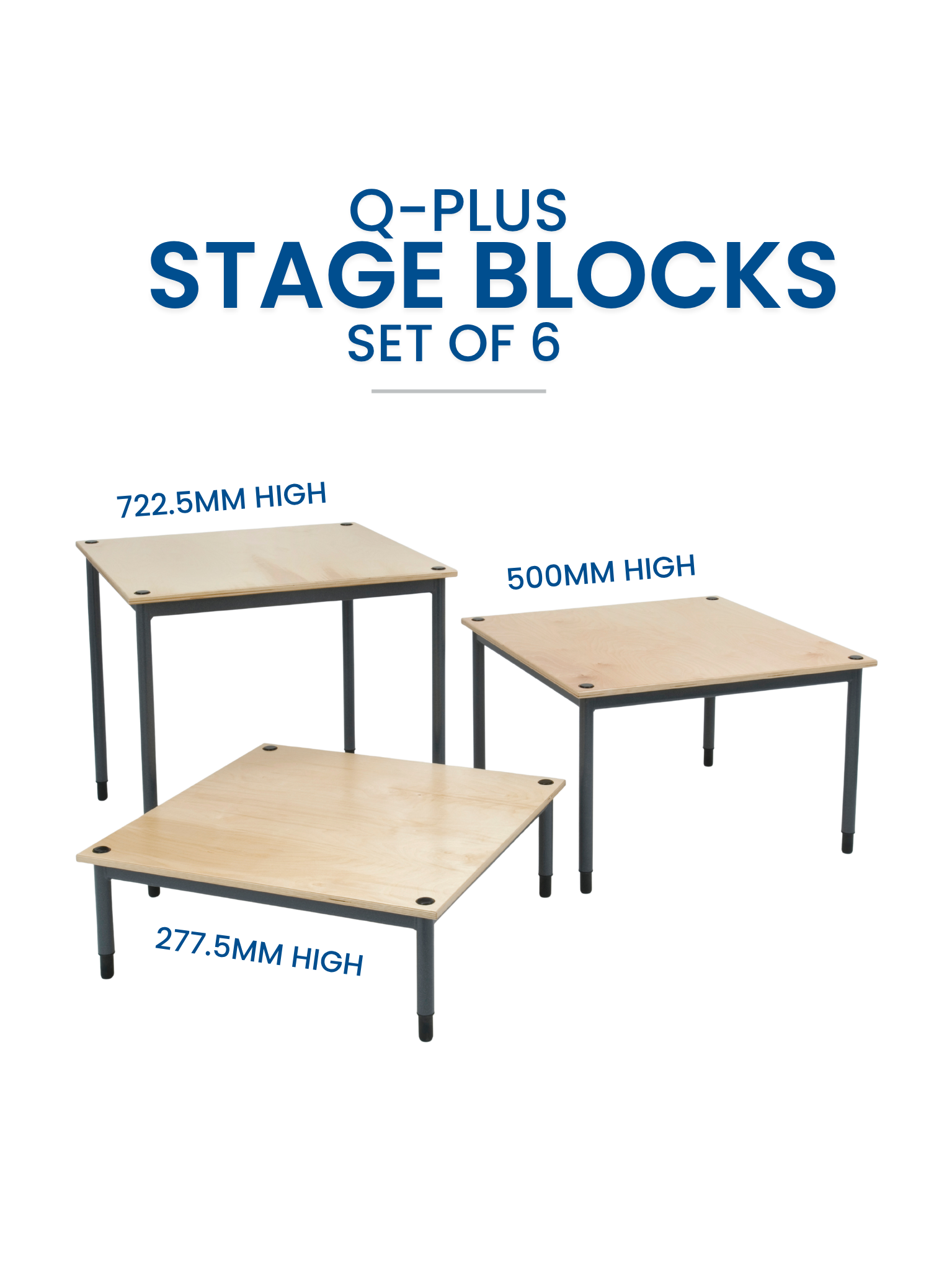 Q-plus Stage Blocks (Set of 6)