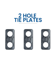 2 Hole Tie Plates (Packs)