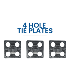 4 Hole Tie Plates (Packs)
